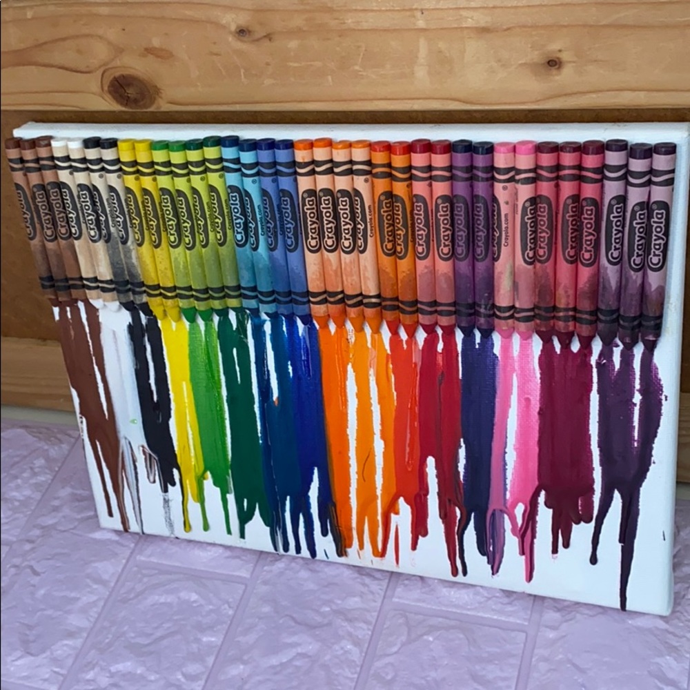 Crayon painting
